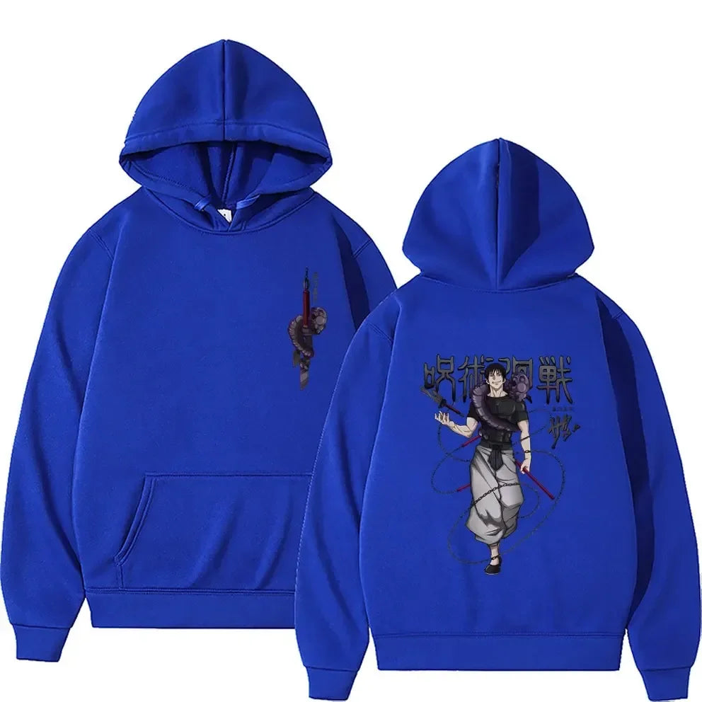 Japanese Anime Family Hoodies Jujutsu Kaisen Fushiguro Toji Graphic Male Fashion Manga Streetwear Men Women Sweatshirt