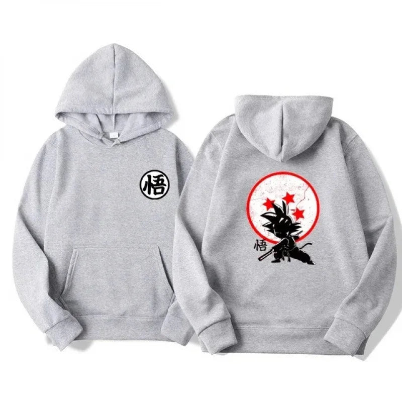 Dragon Ball Hoodie - Premium Cotton, Breathable & Elastic | Stylish Pullover Hoodie | Perfect for Anime, Casual & Leisure!