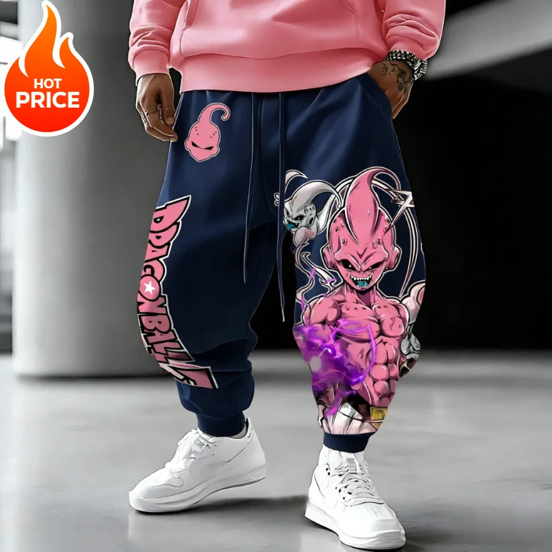 Super Saiyan Majin Buu Anime Dragon Ball Harajuku Men Winter Sports Pants Streetwear Women Casual Leggings Sweatpants Unisex Bot
