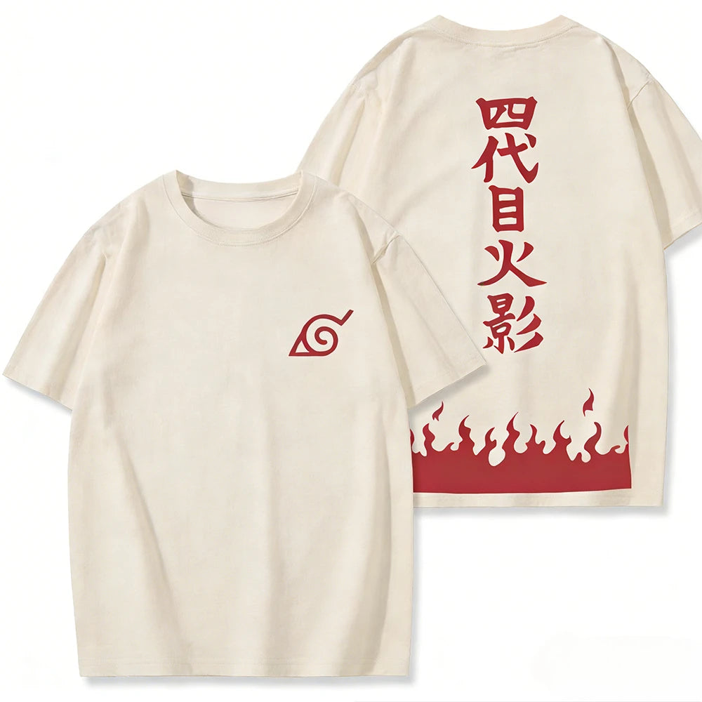 Naruto Animation Generation IV Surrounding The Same Cos Short Sleeve T-shirt Naruto Anime Printed T-shirt