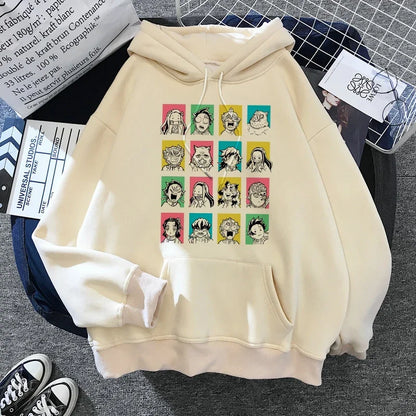 New Kimetsu No Yaiba Sweatshirt Manga Demon Slayer Hoodies Harajuku Anime Japanese Kawaii Hoodie Cartoon Tanjiro Kamado Nezuko