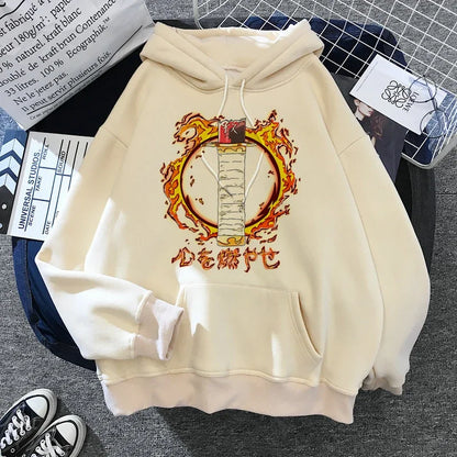 New Kimetsu No Yaiba Sweatshirt Manga Demon Slayer Hoodies Harajuku Anime Japanese Kawaii Hoodie Cartoon Tanjiro Kamado Nezuko
