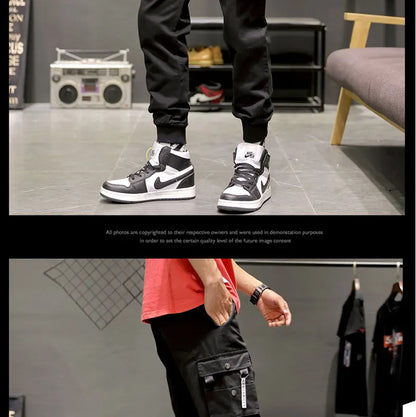 Atta on Titan Workwear Pants Casual Sports Long Trousers Elastic Waist Cotton Polyester Blend Spring Autumn Youth Faion