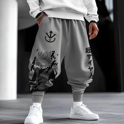 New Autumn Winter Y2k Dragon Ball Z Men's Sports Pants Streetwear Anime Print Joggers Trousers Harajuku Casual Gym Sweatpants