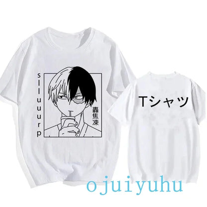 My Hero Academia Black/White T Shirt Collection