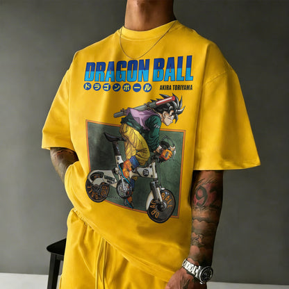 2026 New Summer Dragon Ball 40th Anniversary Kakarot 100% Cotton Anime Printed Fashion T-shirt  Extra Size Streetwear Unisex Y2k