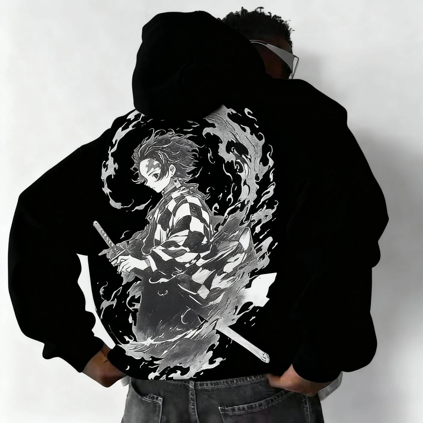 Demon Slayer Collaboration Pure Cotton Men's and Women's Hoodie for Spring and Summer  New Item Street Casual Loose Top