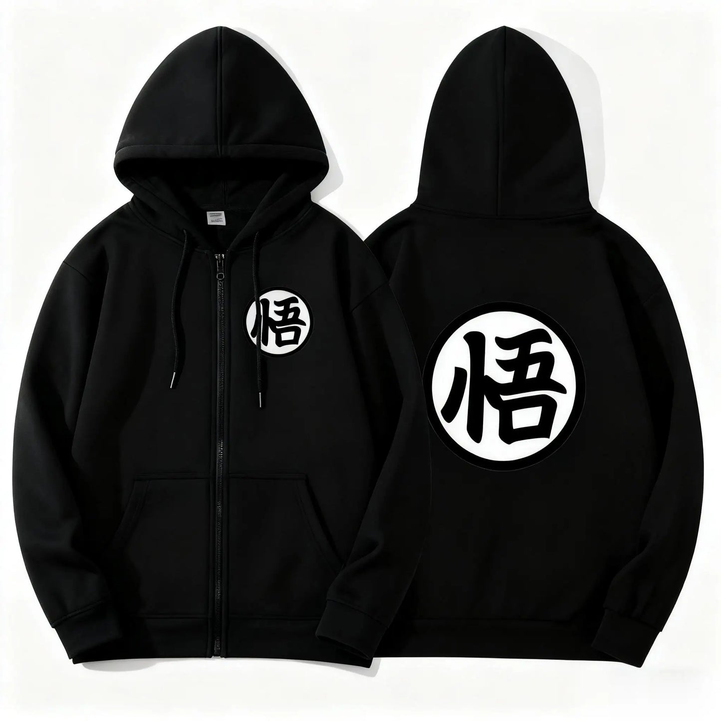 Spring Autumn New Dragon Ball Anime Zip Up Hoodie Men Women Sweatshirt Streetwear Oversized Casual Long Sleeve Jacket Cosplay