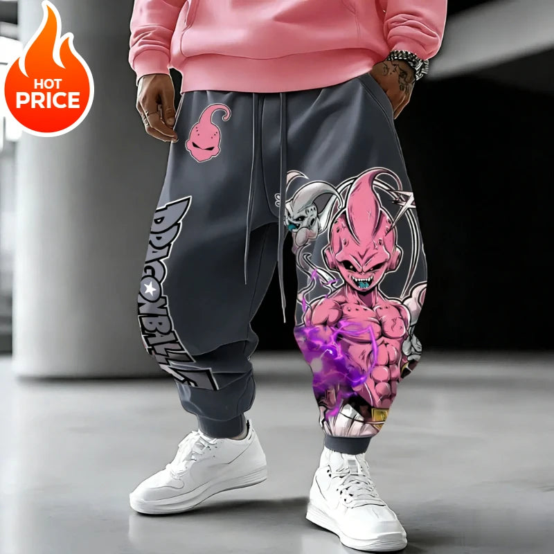 Super Saiyan Majin Buu Anime Dragon Ball Harajuku Men Winter Sports Pants Streetwear Women Casual Leggings Sweatpants Unisex Bot