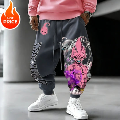 Super Saiyan Majin Buu Anime Dragon Ball Harajuku Men Winter Sports Pants Streetwear Women Casual Leggings Sweatpants Unisex Bot