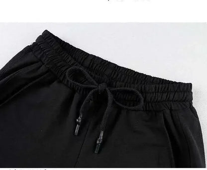 Naruto Japanese Classic Animation Sasuke Peripheral Pure Cotton Loose Trousers Autumn Men's and Women's Sports Leggings