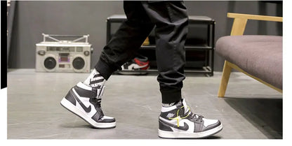 Atta on Titan Workwear Pants Casual Sports Long Trousers Elastic Waist Cotton Polyester Blend Spring Autumn Youth Faion
