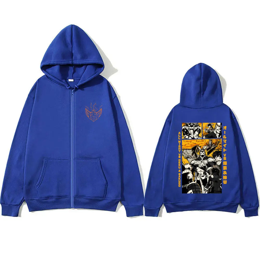 My Hero Academia All Might Zipper Hoodie