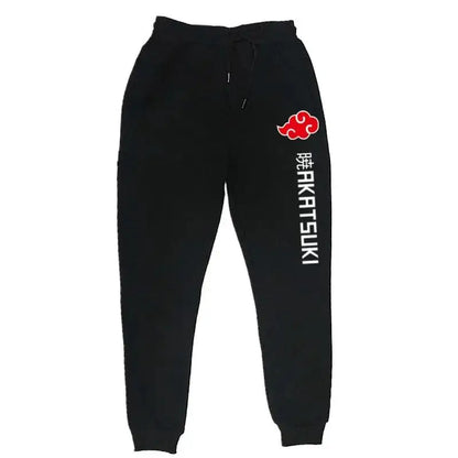 2025 Fashion Print Men's Women's Jogging Hip Hop Pants Street Clothing Hot Selling Anime Pants Akatsuki Fleece Trousers S-3XL