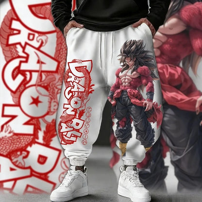 Dragon Ball Men's Pants Sportswear Majin Buu Spring Autumn and Winter Japan Anime Jogger Pants Harajuku Fashion Trousers