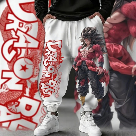 Dragon Ball Men's Pants Sportswear Majin Buu Spring Autumn and Winter Japan Anime Jogger Pants Harajuku Fashion Trousers