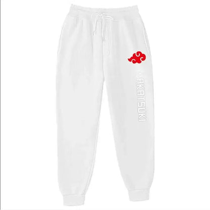 2025 Fashion Print Men's Women's Jogging Hip Hop Pants Street Clothing Hot Selling Anime Pants Akatsuki Fleece Trousers S-3XL