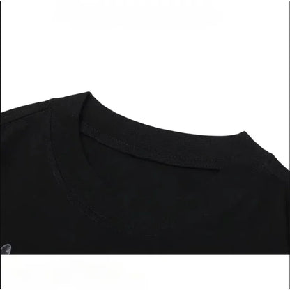 One Piece Straw Hat Jolly Roger T-Shirt, Anime Skull Logo Casual Black Streetwear Tee Summer Men's and Women's Printed T-Shirts