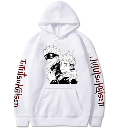 Jujutsu Kaisen Satoru Gojo Spell Return Hooded Fleece Shirt Men's Sweater Autumn and Winter New Men's and Women's Hoodies