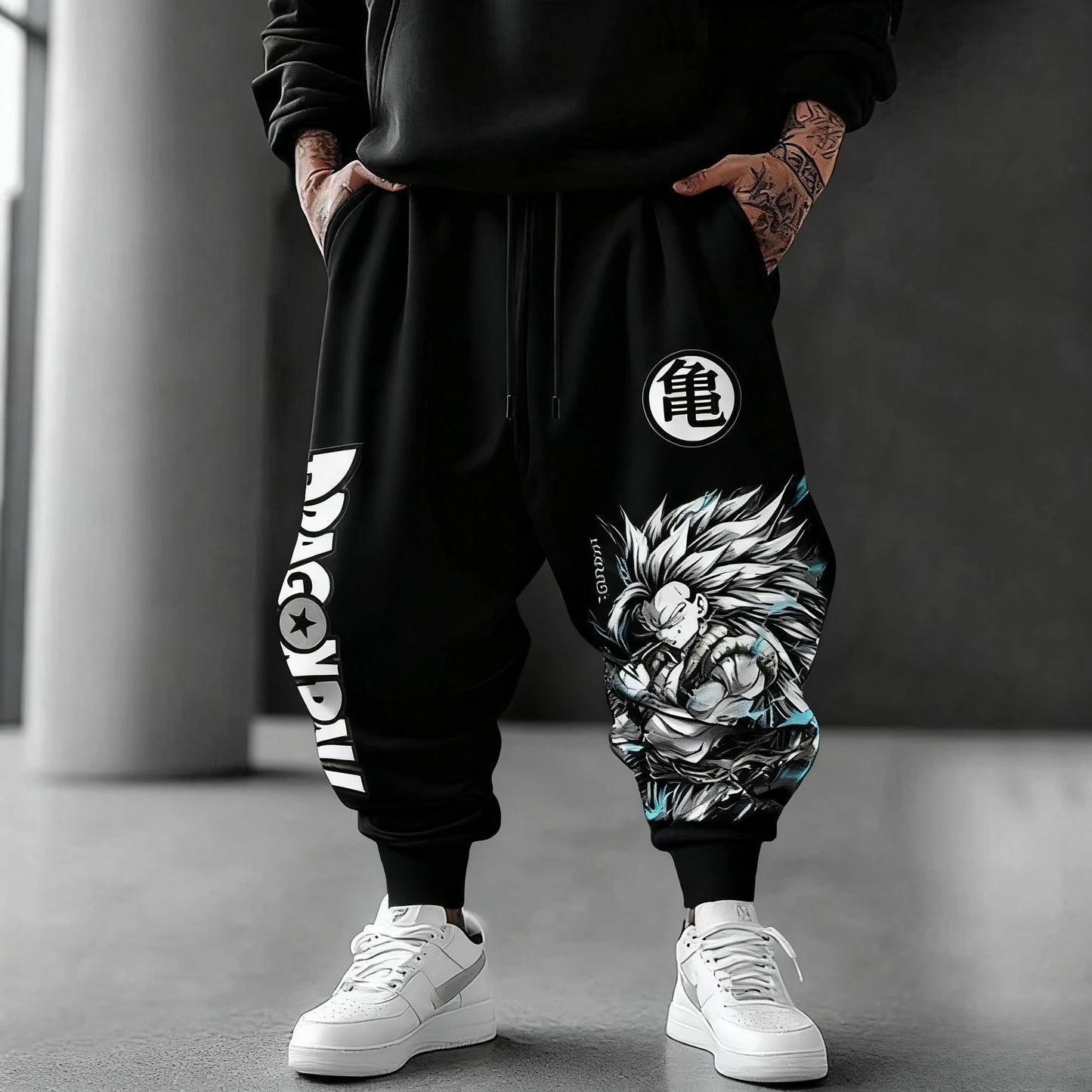 Dragon Ball Z Goku Anime Men Women Sweatpants Summer Streetwear Casual Pants Japanese Cartoon Print Hip Hop Trendy Y2k Clothes