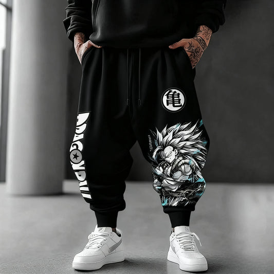 Dragon Ball Z Goku Anime Men Women Sweatpants Summer Streetwear Casual Pants Japanese Cartoon Print Hip Hop Trendy Y2k Clothes