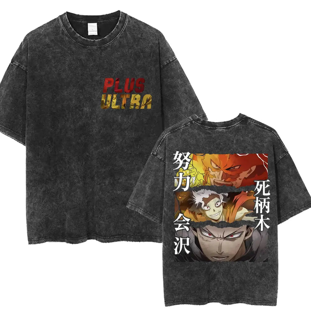 My Hero Academia Graphic Washed T-Shirt Collection