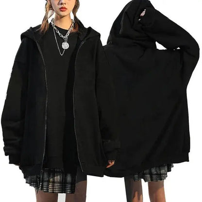 Demon Slayer Hoodie Zip Up Jacket Men Women Anime Print Kamado Nezuko Streetwear Casual Sweatshirt Cosplay Autum winter Y2k Top