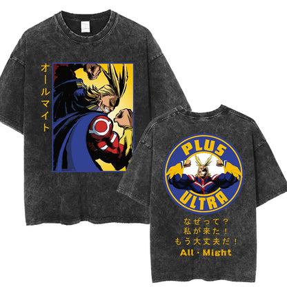 My Hero Academia Graphic Washed T-Shirt Collection