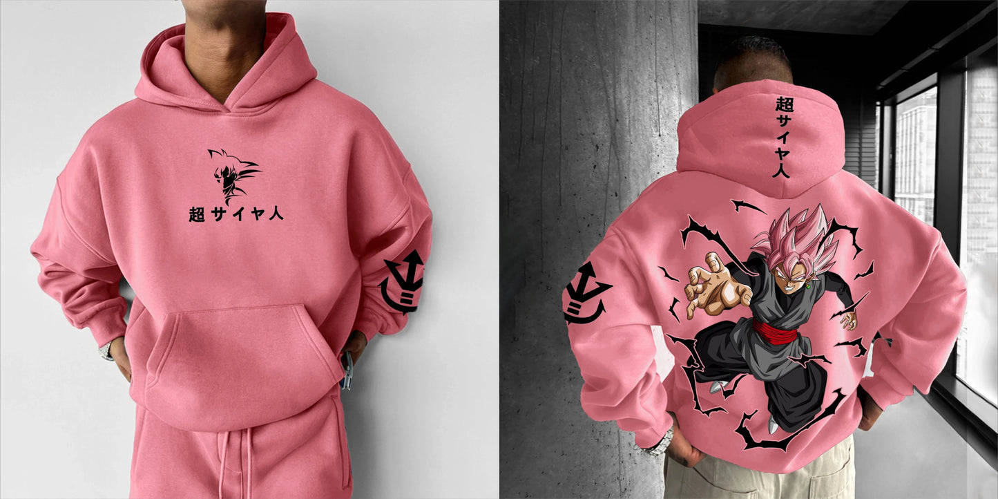 Dragon Ball Hooded Sweatshirt - Pure Cotton, Breathable & Stretchy | Trendy Hoody | Ideal Pullover Hoodie for Relaxation