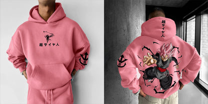 Dragon Ball Hooded Sweatshirt - Pure Cotton, Breathable & Stretchy | Trendy Hoody | Ideal Pullover Hoodie for Relaxation