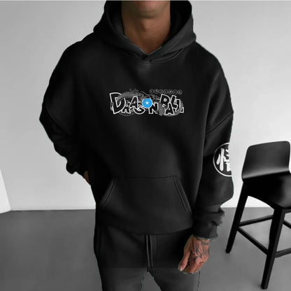 Dragon Ball Men's Hoodie Sweater Goku Gohan Japan Anime Summer Autumn New Boys Children's Long Sleeve Oversize Parent-Child Wear