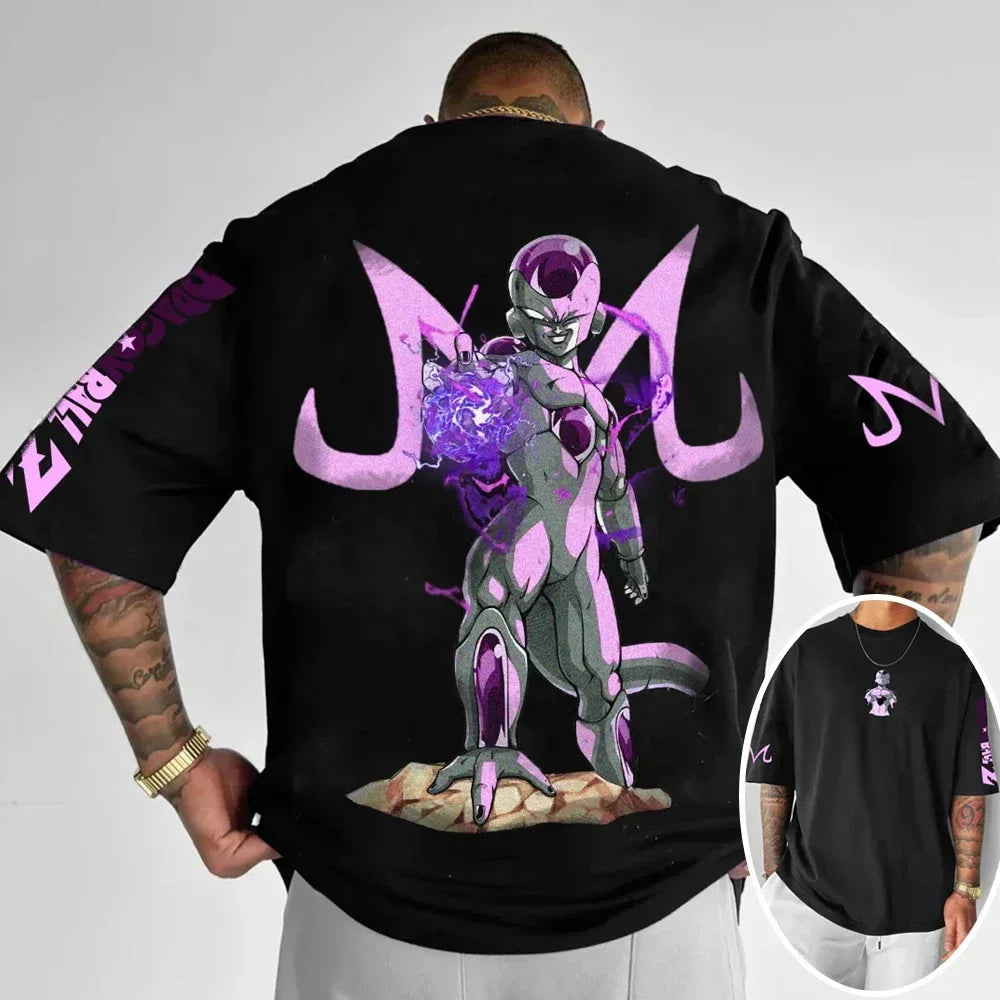 Dragon Ball Japanese Anime Printed Men's T-Shirt Majin Buu Boys Children Harajuku Short Sleeve Kids Goku T-shirt Summer Clothing