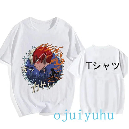 My Hero Academia Black/White T Shirt Collection