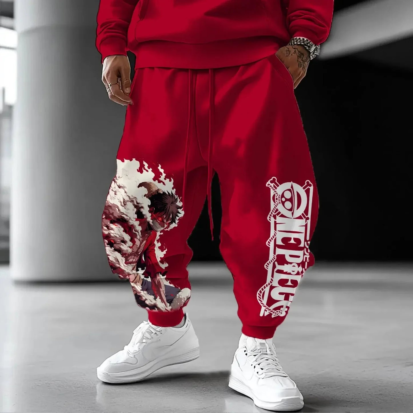 One Piece Zoro Anime Men's Jogger Pants Streetwear Casual Sweatpants Cartoon Printed Trousers Spring Autumn Hip Hop Fashion Y2k