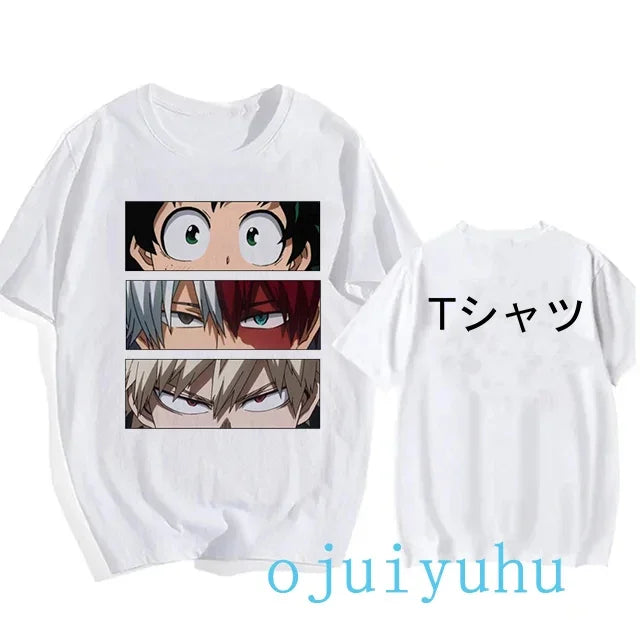 My Hero Academia Black/White T Shirt Collection