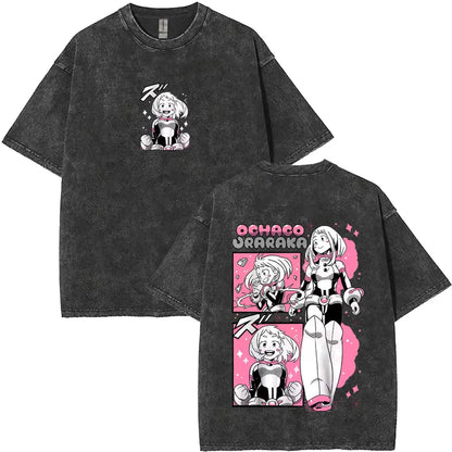 My Hero Academia Graphic Washed T-Shirt Collection