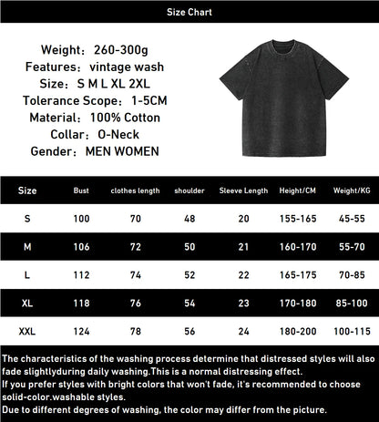 Harajuku Fashion Y2k Jujutsu Kaisen T-shirt Men's Clothing Anime Gojo Satoru Washed T Shirt Short Sleeve Cotton Loose Tees Tops