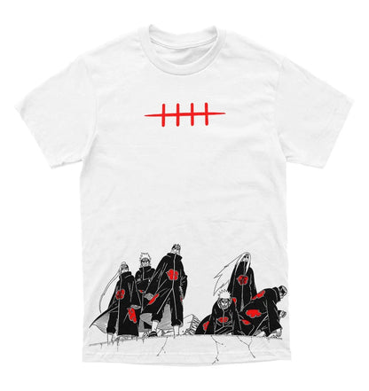 Naruto Pain Akatsuki Six Paths Manga Graphic T-Shirt Men Women Anime Casual Cotton Streetwear Fans Top