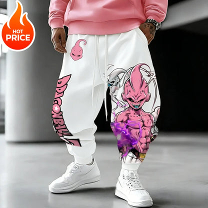 Super Saiyan Majin Buu Anime Dragon Ball Harajuku Men Winter Sports Pants Streetwear Women Casual Leggings Sweatpants Unisex Bot