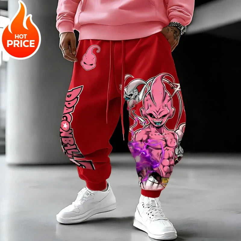 Super Saiyan Majin Buu Anime Dragon Ball Harajuku Men Winter Sports Pants Streetwear Women Casual Leggings Sweatpants Unisex Bot