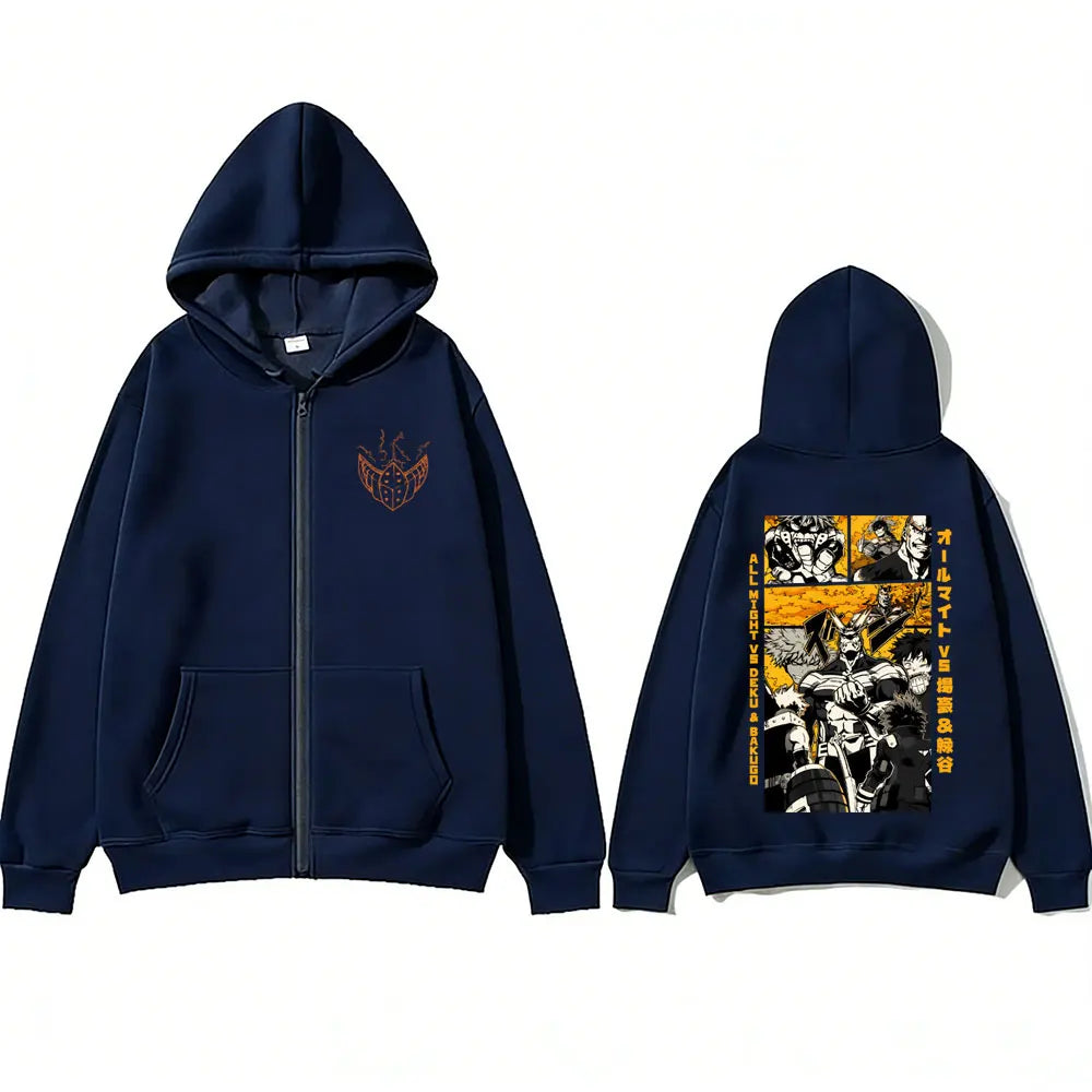 My Hero Academia All Might Zipper Hoodie