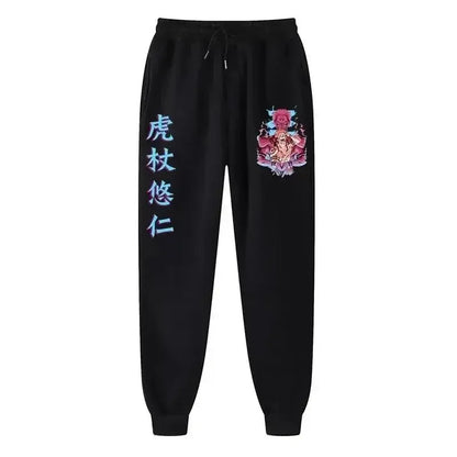 2025 Men's and women's sports pants Japanese anime Jujustu Kaisen printed jogging pants casual pants fitness exercise pants