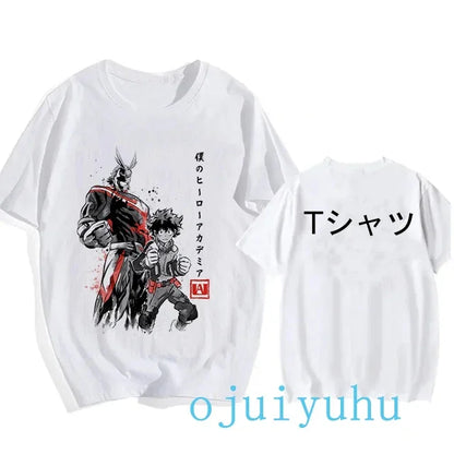 My Hero Academia Black/White T Shirt Collection