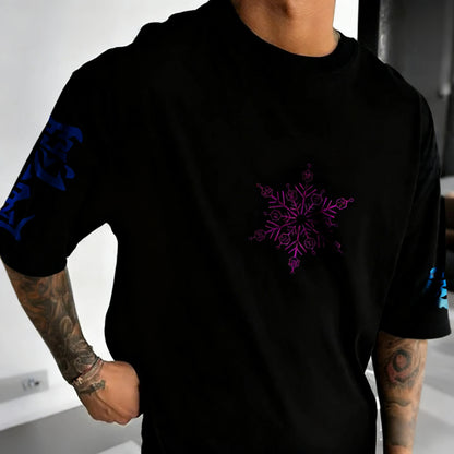 Demon Slayer Men's and Women's T-shirt Summer New Akaza Anime Printed Harajuku Plus Size Trend Y2K Casual Loose Parent Child Top