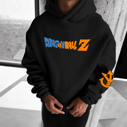 Dragon Ball Goku Vegeta Saiyan Hooded Sweatshirt Men Women Anime Graphic Pullover Hoodie Streetwear Casual Spring Autumn Y2k Top