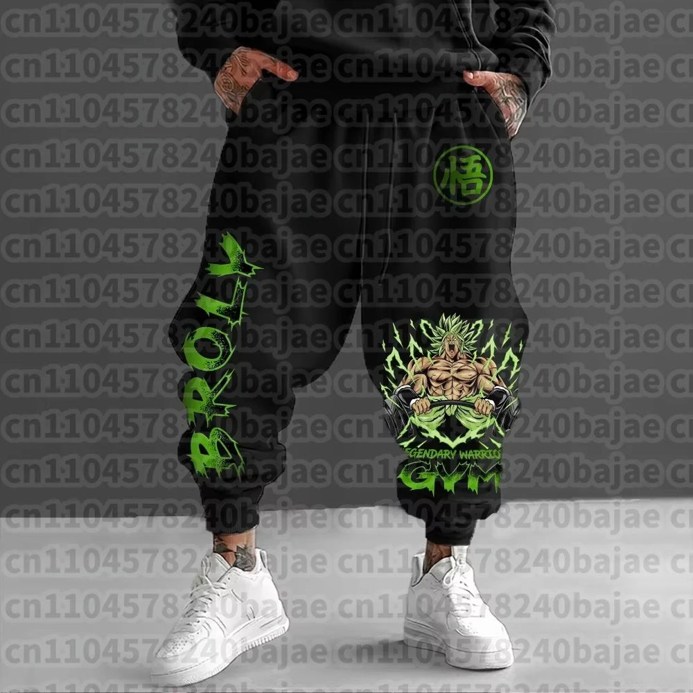 Dragon Ball Men's Pants Sportswear Majin Buu Spring Autumn and Winter Japan Anime Jogger Pants Harajuku Fashion Trousers