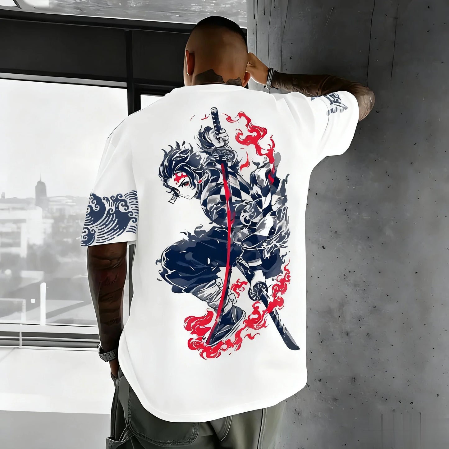Demon Slayer Anime Graphic T Shirt Man Women Short Sleeve Tee Cotton Streetwear Casual Tops Summer Oversized Fashion Y2k Unisex