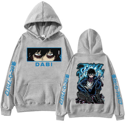 Anime My Hero Academia Dabi Hoodie Harajuku  Pullover Tops Man Woman  new in hoodies & sweatshirts Casual Pullover Sudaderas