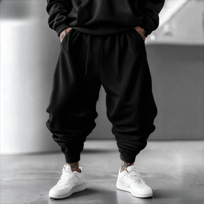 2025 Luffy Anime One Piece Harajuku Men Cotton Pants Fall Winter Cotton Trend Loose-Fit Women Casual Sports Tapered Leggings Y2K