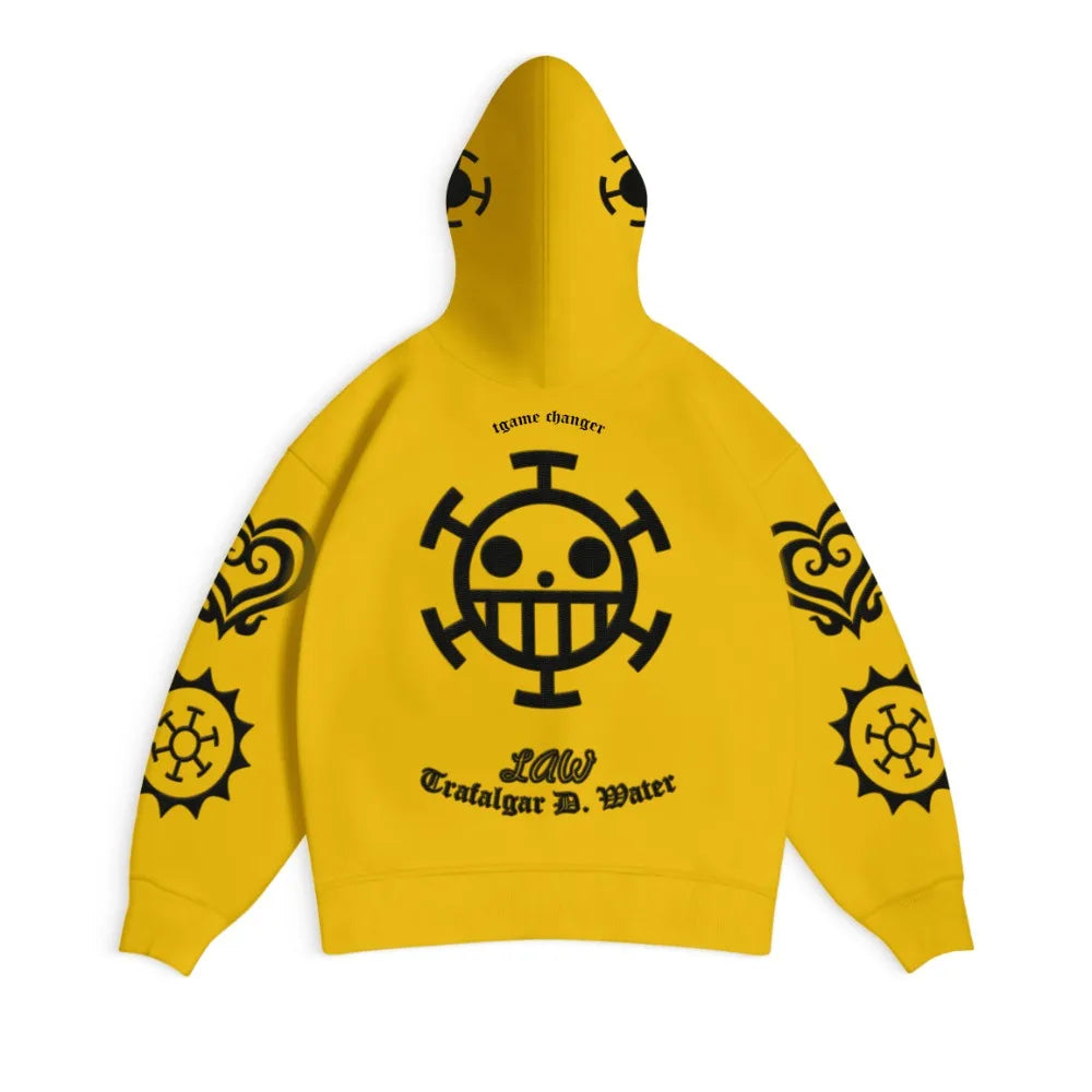 ONE PIECE Men's Hoodie Sweater Heart Pirates Japanese Anime Summer Autumn Boy Children's Long Sleeve Y2k Parent-Child Pack